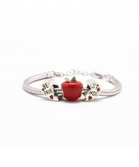 Apple And Best Friend Charm Bracelet