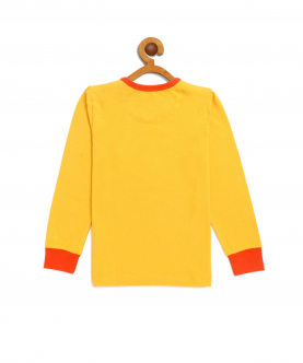 Yellow Full Sleeves Roller Coaster T-Shirt