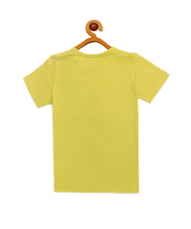 Green Half Sleeves Organic Nature Cotton T-Shirt