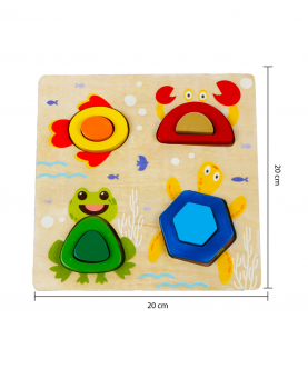 Sea Animals - Shape Sorter And Puzzle