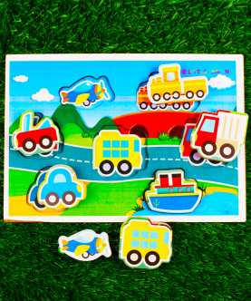 Transport - 3 In 1 Chunky Puzzle