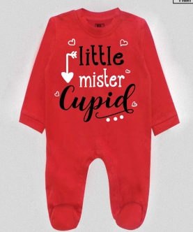 Little Mister Cupid Red Romper