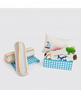 Night Night Crib Gift Set (Alphabets-Blue)