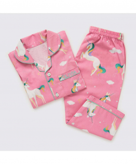 Women Organic Unicorns Pajama Set