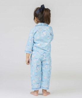 Celestial Blue Organic Pajama Set