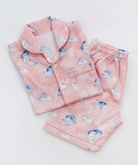 Celestial Pink Organic Shorts Set