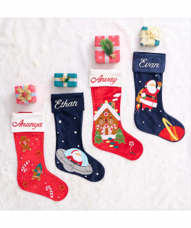 Gingerbread Cookies Luxe Stocking