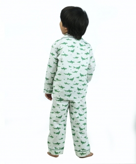 Whale Print Night Suit 