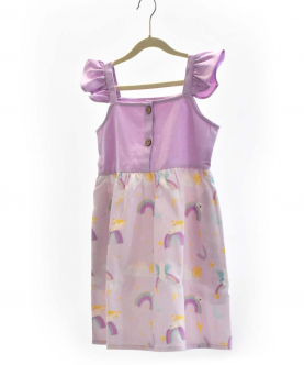 In The Sky Lavender Frilly Frock