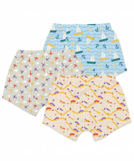 SuperBottoms Young Boy Trunks (Pack of 3) -Kids` Day Out