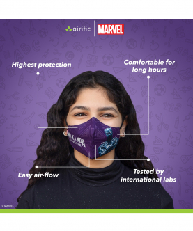 Airific Marvel Black Panther Face Covering
