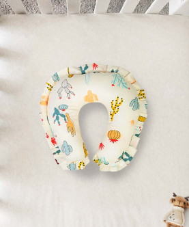 Baby Moo Cactus Off White Neck Support Pillow