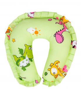 Baby Moo Dinosour Green Neck Support Pillow