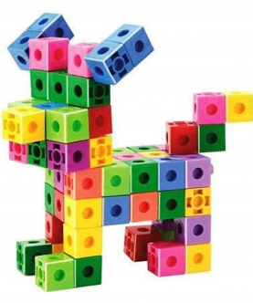 Big Size Blocks for Kids Blocks, Best Gift Toy, Block Game for Kids, Boys and Girls - Certified Quality Checked Blocks (Multi Colors) (Cubic Blocks 120 Pcs)