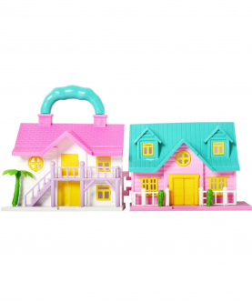 Doll House Play Set for Kids Girls Dream Doll House with Furniture Toy Set (FNYHOUSE)