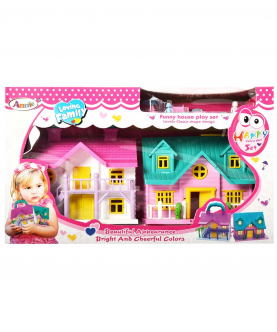 Doll House Play Set for Kids Girls Dream Doll House with Furniture Toy Set (FNYHOUSE)