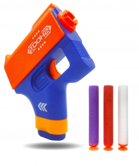 Blaster Gun Toy for Boys & Girls with Soft Dart Blue