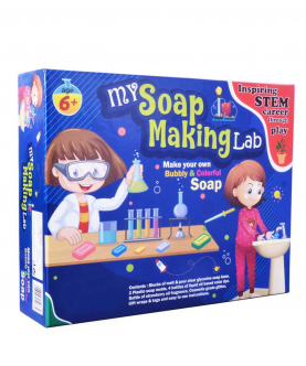 Stem Learner My Aqua Soap Making Lab Fun DIY Educational Activity Kit for Kids (Made in India)