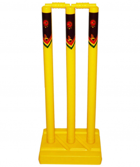 Mini Cricket Set for Kids | Cricket Combo ( 1Bat, 3 Wickets, 2 Bails, 1 Base & 1 Ball ) with Bag (Made in India)