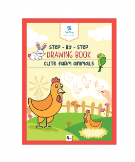 Step By Step Drawing Books (Cute Farm Animals)