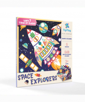 Educational Shape Sticker Space Explorers