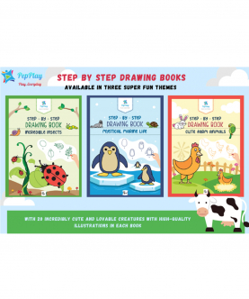Step By Step Drawing Books (Set Of 3)