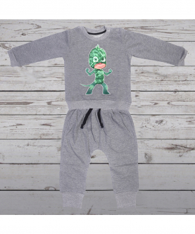 Green Creature Grey Tracksuit