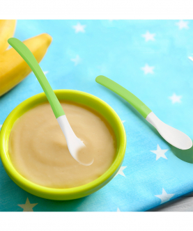 Baby Moo Green Feeding Spoons Set Of 2