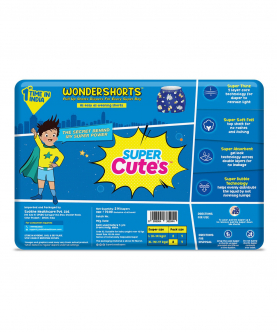 Wonder Shorts For Boys | Pant Style Premium Diaper With Disposable Shorts - XL (40 Pieces) 
