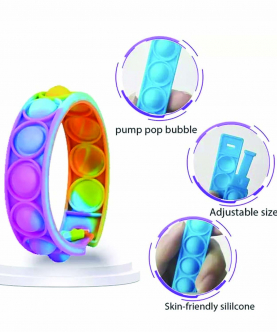 3D Fidget Push Pop It Bracelet-Set of 2