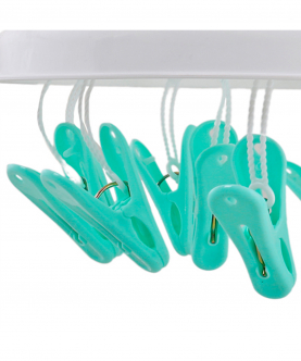 Baby Moo Turquoise Premium Oval Clip Hanger