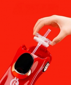 ToyRush Car Shaped Water Bottle Portable Mouth With Sipper