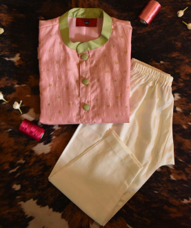 Pink Kurta Pyjama Set