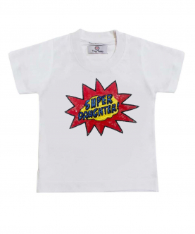 Embellished Super Daughter T-Shirt