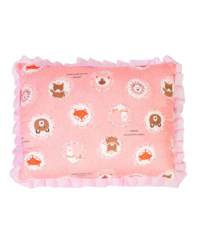 Baby Moo Forest Friends Peach Rectangular Pillow