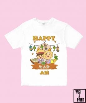 Printed Happy Eid T-Shirt