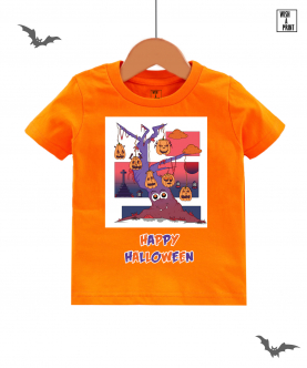 Happy Halloween Orange Tshirt