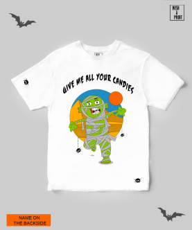 Scary Mummy Wants Your Candy T-shirt