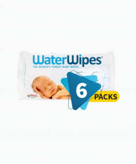WaterWipes Sensitive Baby Wipes - Set Of 6, Total 360 Count