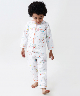 Personalised Organic Snuggle Bunny Pajama Set