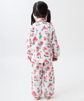Personalised Organic Blossoms Pajama Set