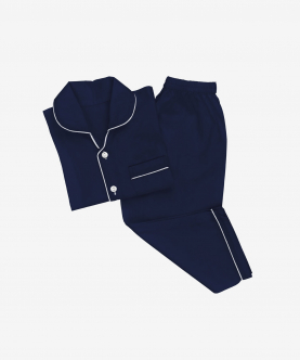 Personalised Midnight Navy Pajama Set For Men