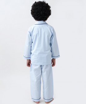 Personalised Sky Blue Pajama Set