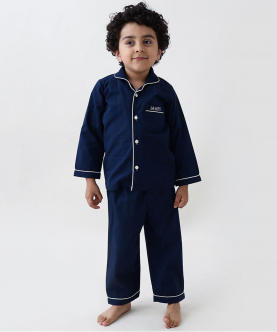 Personalised Midnight Navy Pajama Set