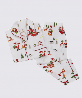 Personalised Flannel Dear Santa Pajama Set For Men