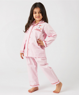 Personalised Happy Unicorn Pajama Set For Kids