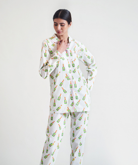 Personalised Celebration Organic Women Pajama Set