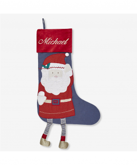 Personalised Dangly Santa Stocking