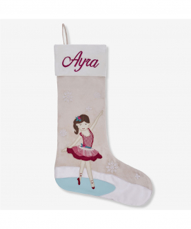 Personalised Ballerina Luxe Stocking