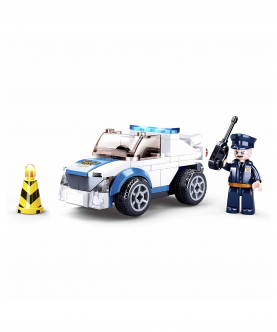 Police Car (M38-B0824) (90 Pieces)Building Blocks Kit For Boys And Girls